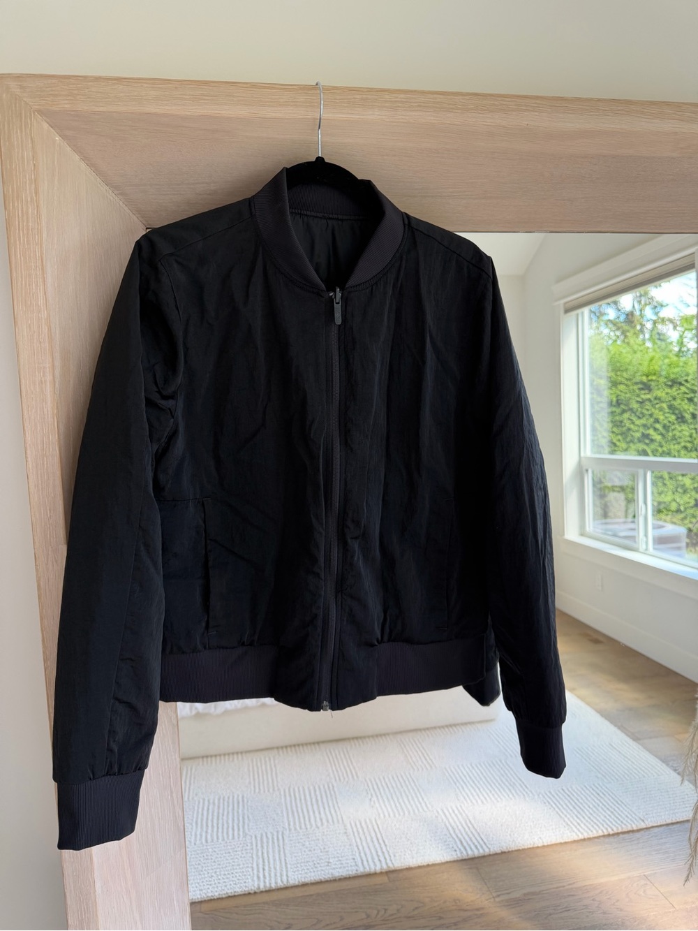 lululemon athletica Black Bomber Jacket